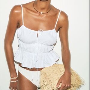 H&M Peplum Camisole Top